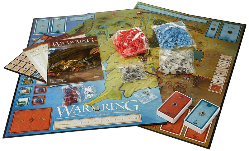 Ares Games Fantasy Flight Games Ares Games War of The Ring 2nd Edition, Multi-Colored (AGS WOTR001), 2 to 4 Players - Image 3